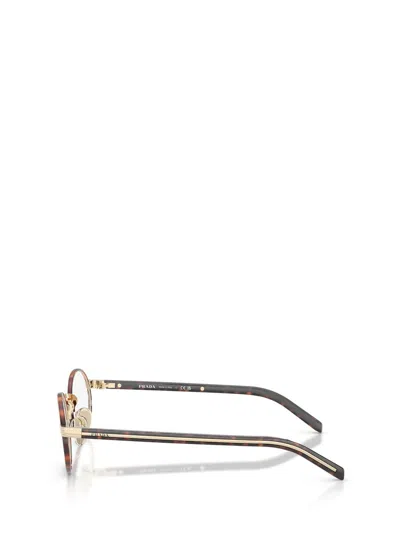 Prada Eyewear Eyeglasses In Gold