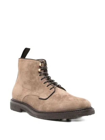 Henderson Baracco Lace-up Boots In Brown