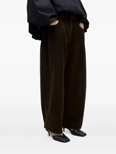 灯芯绒效果长裤