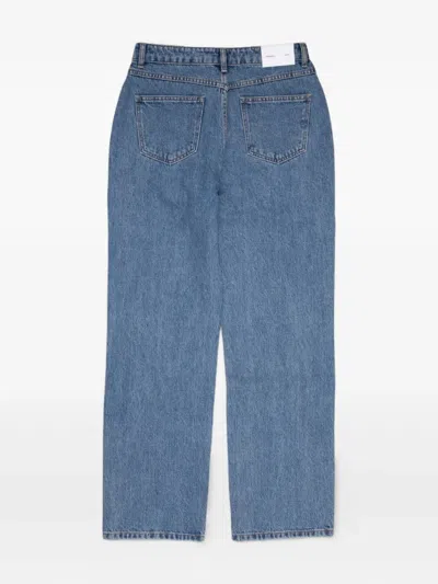 Amomento Belt-loops Trousers In Blue