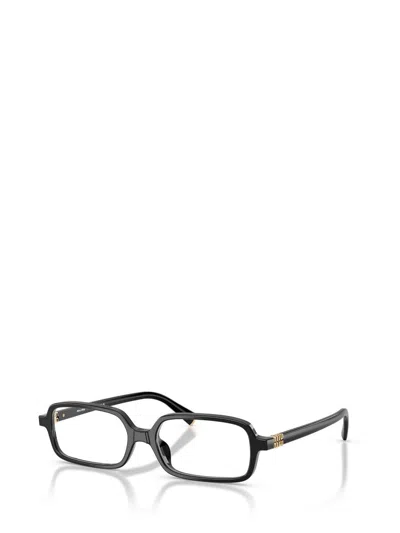 Miu Miu Rectangle-frame Glasses In Brown