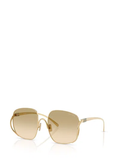 Miu Miu Eyewear Sunglasses In Brown