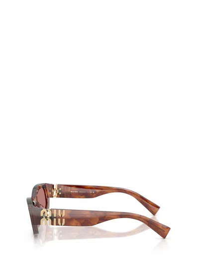 Miu Miu Eyewear Sunglasses In Brown