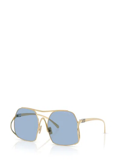 Miu Miu Woman Sunglass Mu A55s In Gold