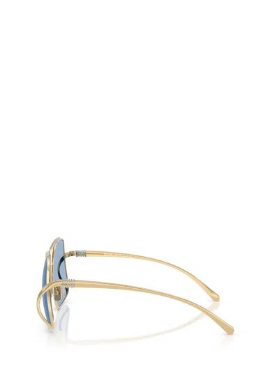 Miu Miu Woman Sunglass Mu A55s In Gold