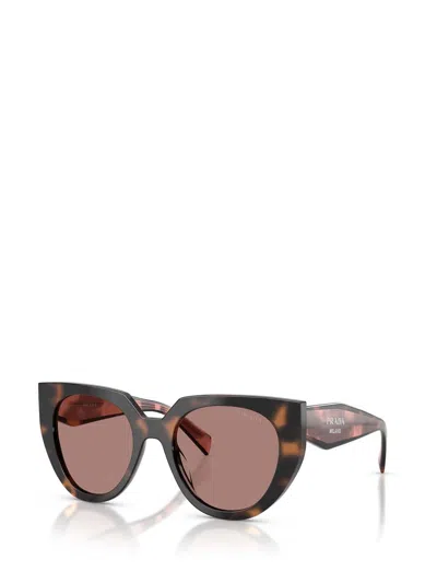 Prada Eyewear Sunglasses In Brown