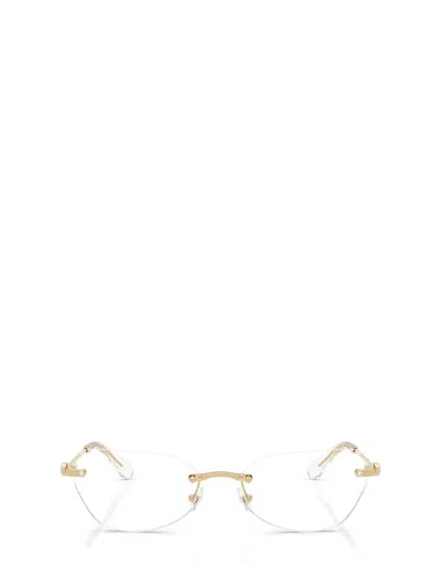 Swarovski Eyeglasses In Gold