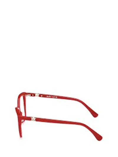 Max Mara Full Frame Plain Mirror In Red
