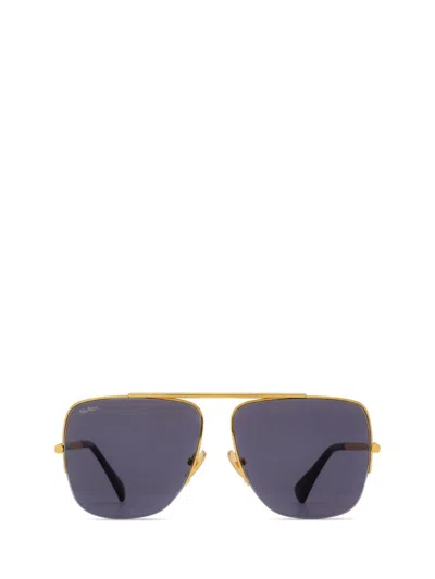 Max Mara Sunglasses In Gold