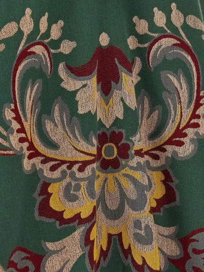 Etro Cape With Pasly Motif Scarves And Foulards Multicolor In Green