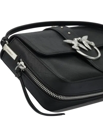 Pinko Classic Love Bag Slouchy Shoulder Bag In Black