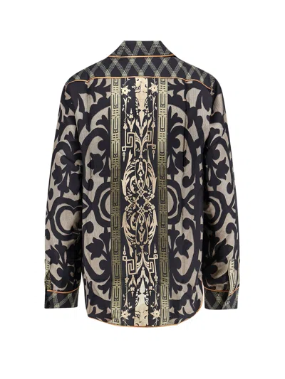 Pierre-louis Mascia Buttoned Long-sleeved Shirt In Multi