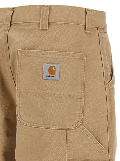Carhartt Graphic Design Trousers Featuring Pockets In Neutral