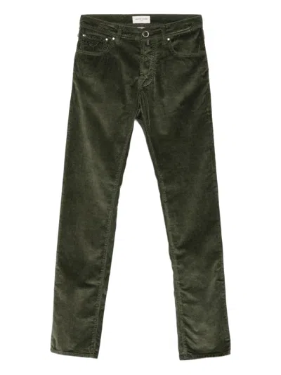 Jacob Cohen Tailored Denim Trousers Five Pockets In Black