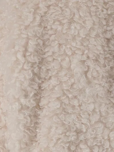 Stand Studio Smara Faux Fur Jacket In Neutral