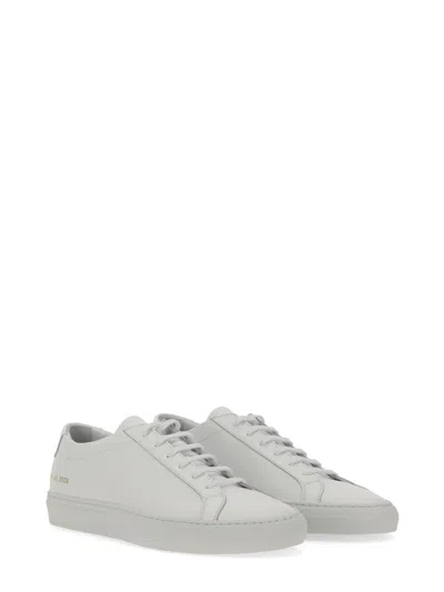Common Projects Low-top Sneakers With Smooth Leather Upper In White