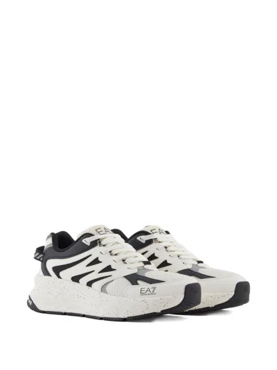 Ea7 Emporio Armani Sneakers White In Multi