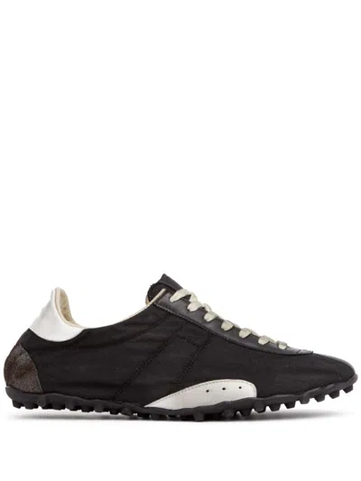 Maison Margiela Sprinters Low Sneakers In Brown