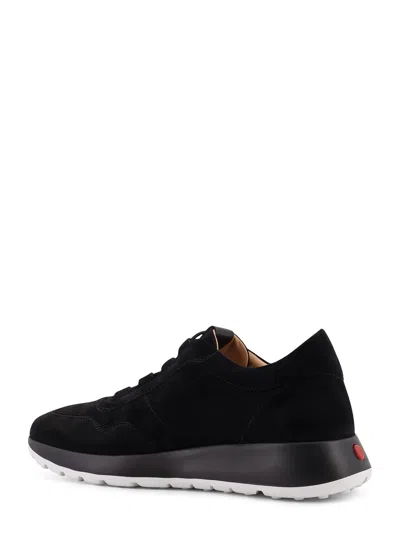 Tod's Suede Sneakers Low Profile Rubber Sole In Black