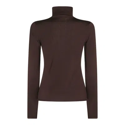 Zanone Sweaters In Brown