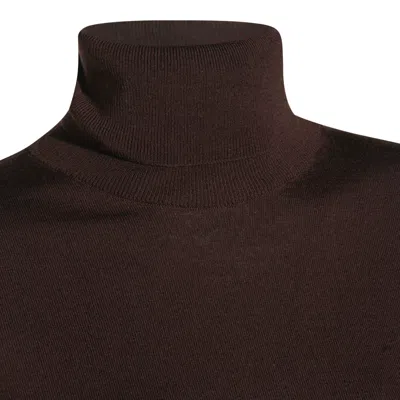 Zanone Sweaters In Brown