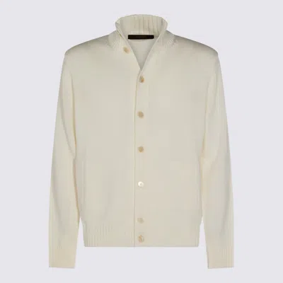 Zanone Minimalist Knit Sweater With Timeless Silhouette In White