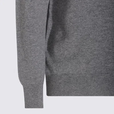 Lardini Sweaters Blacks And Greys In Gray