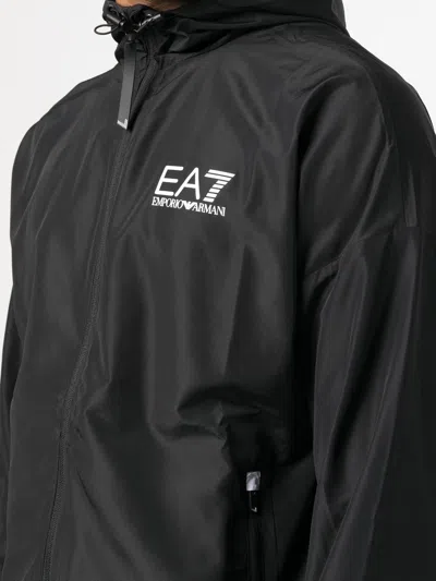 Ea7 Sweaters Blacks And Greys In Black