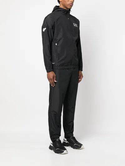 Ea7 Sweaters Blacks And Greys In Black