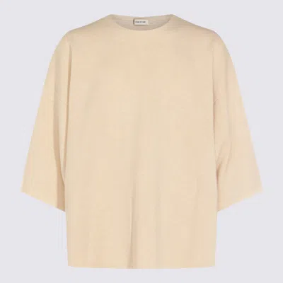 Fear Of God Milano Knit T-shirt In Gold