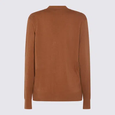 Altea Camel Wool Knitwear In Brown