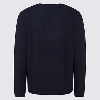 Polo Ralph Lauren Wool Blend Blue Sweater In Blue