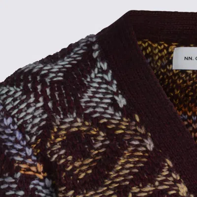 Nn07 Ribbed Cuff And Hem Crewneck Sweater In Brown