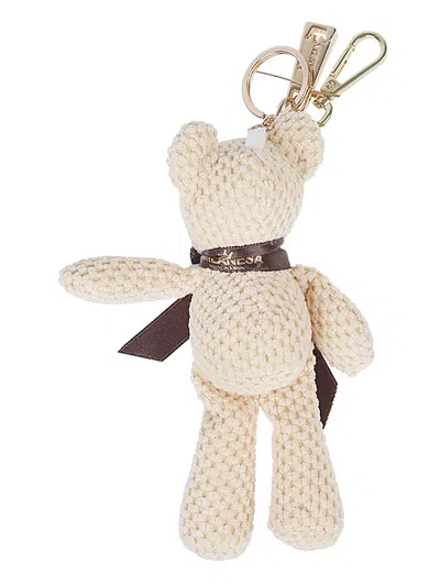 La Milanesa Teddy Charm In White