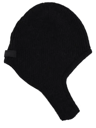 Jacquemus La Capuche Gros Grain Hat In Black