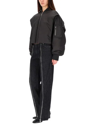 Jean Paul Gaultier Oversized Shoulder Jacket Sleeve Pocket In Black