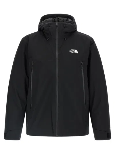 The North Face Mountain Range Hooded Down Jacket Nf0a88wdny R North Kx71 In Black