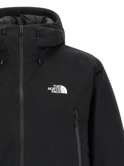 The North Face Mountain Range Hooded Down Jacket Nf0a88wdny R North Kx71 In Black