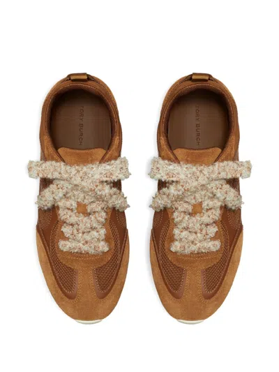 Tory Burch Field Sneakers In Brown