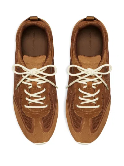 Tory Burch Field Sneakers In Brown