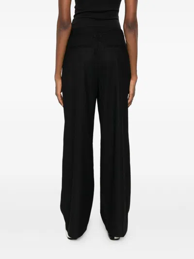 Dunst Pleated Trousers In Black