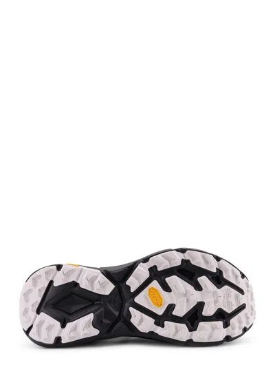 Hoka Mafate Speed 4 Lite Black Low Top Sneakers With Mesh Panels In Tech Fabric Unisex In Black