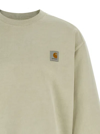 Carhartt Wip Sand Cotton Oversize Vista Sweat In Green