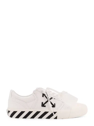Off-white Low-top Sneakers With Graphic Arrow Detailing In Multi