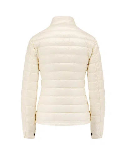 Moncler Grenoble Ivory Nylon Walibi Down Jacket In Neutral