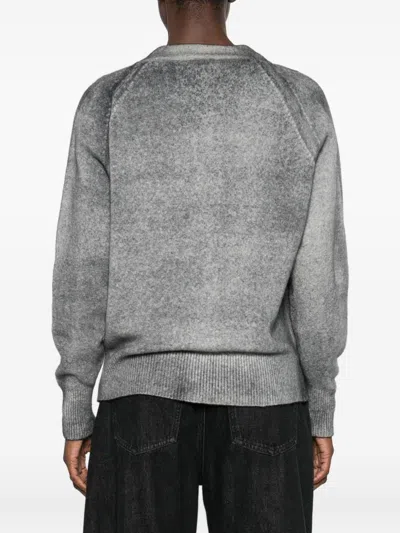 Avant Toi Wool And Cashmere V-necked Cardigan In Gray