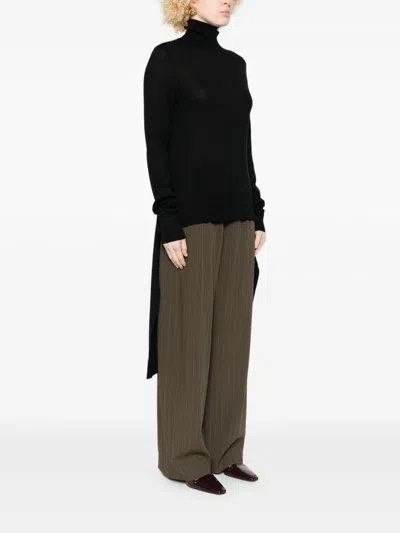 Totême Toteme Double Sleeve Turtleneck Clothing In Black