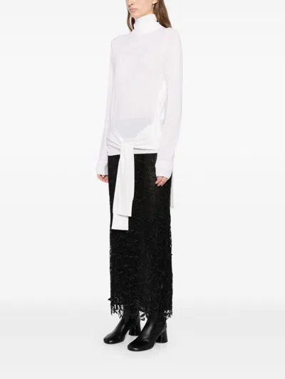 Totême Toteme Dpublw Sleeve Turtleneck Clothing In White