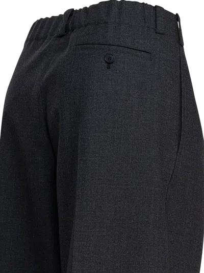 Givenchy Wool Tailored Pants Trousers Grey In Black