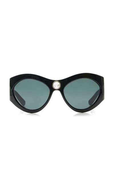 Saint Laurent Bio Injection Sunglasses In Black
